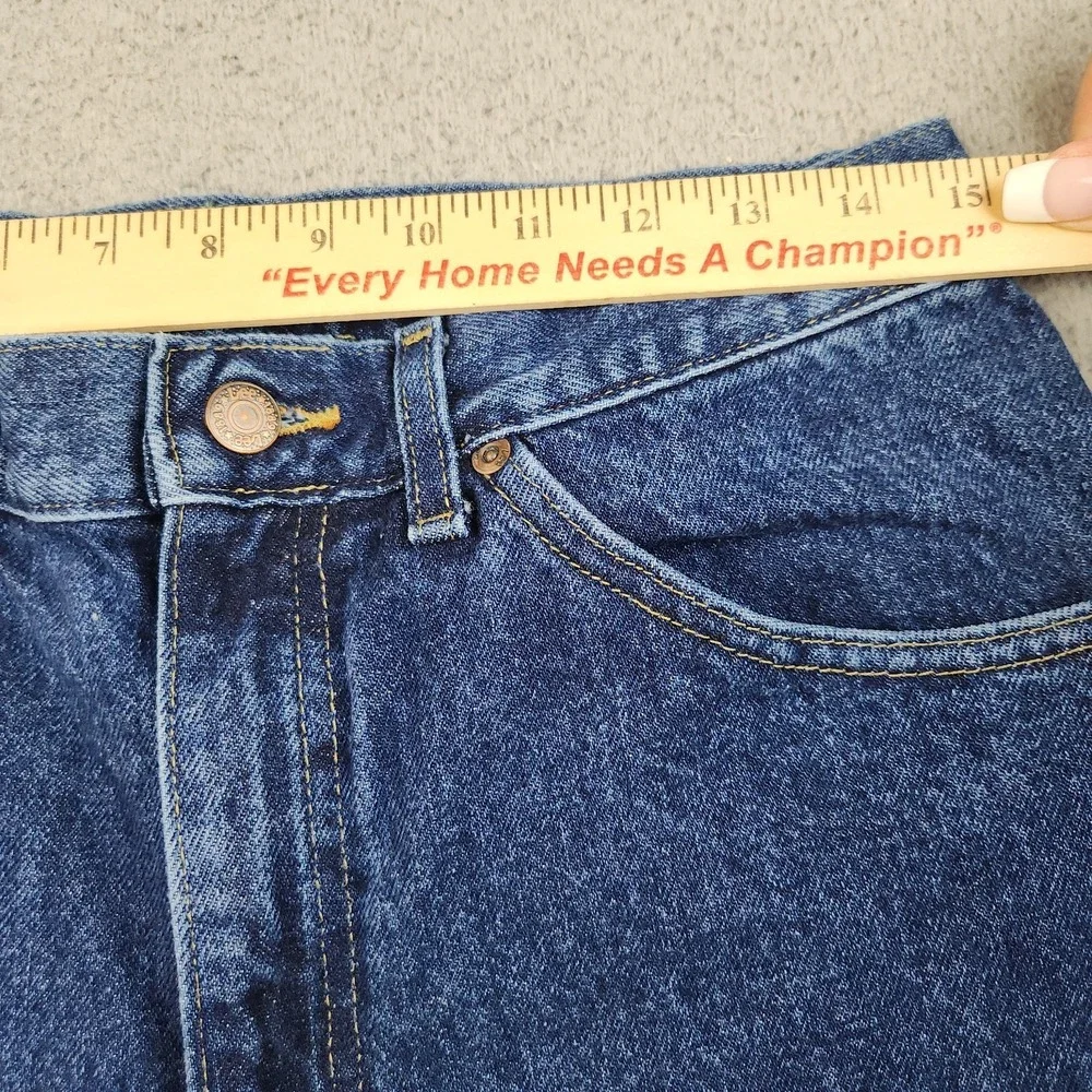 Vintage LEE Regular Fit Straight Leg Heavyweight Jeans Mens 32x34 Western Rodeo